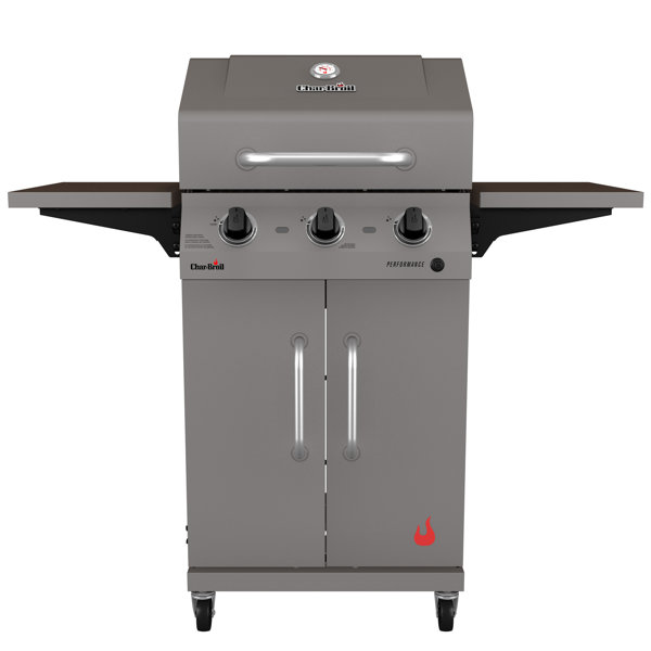 Char Broil Performance Series 3 Burner Propane Gas Grill Cabinet